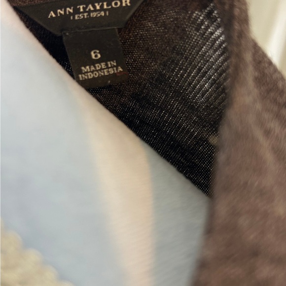 Ann Taylor Chocolate Long Sleeve Dress - Picture 3 of 3